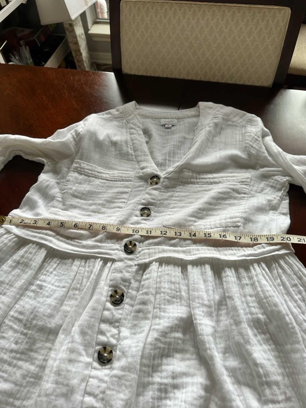 Women’s size small 100% cotton, mudpie, breezy dress - Picture 3 of 7